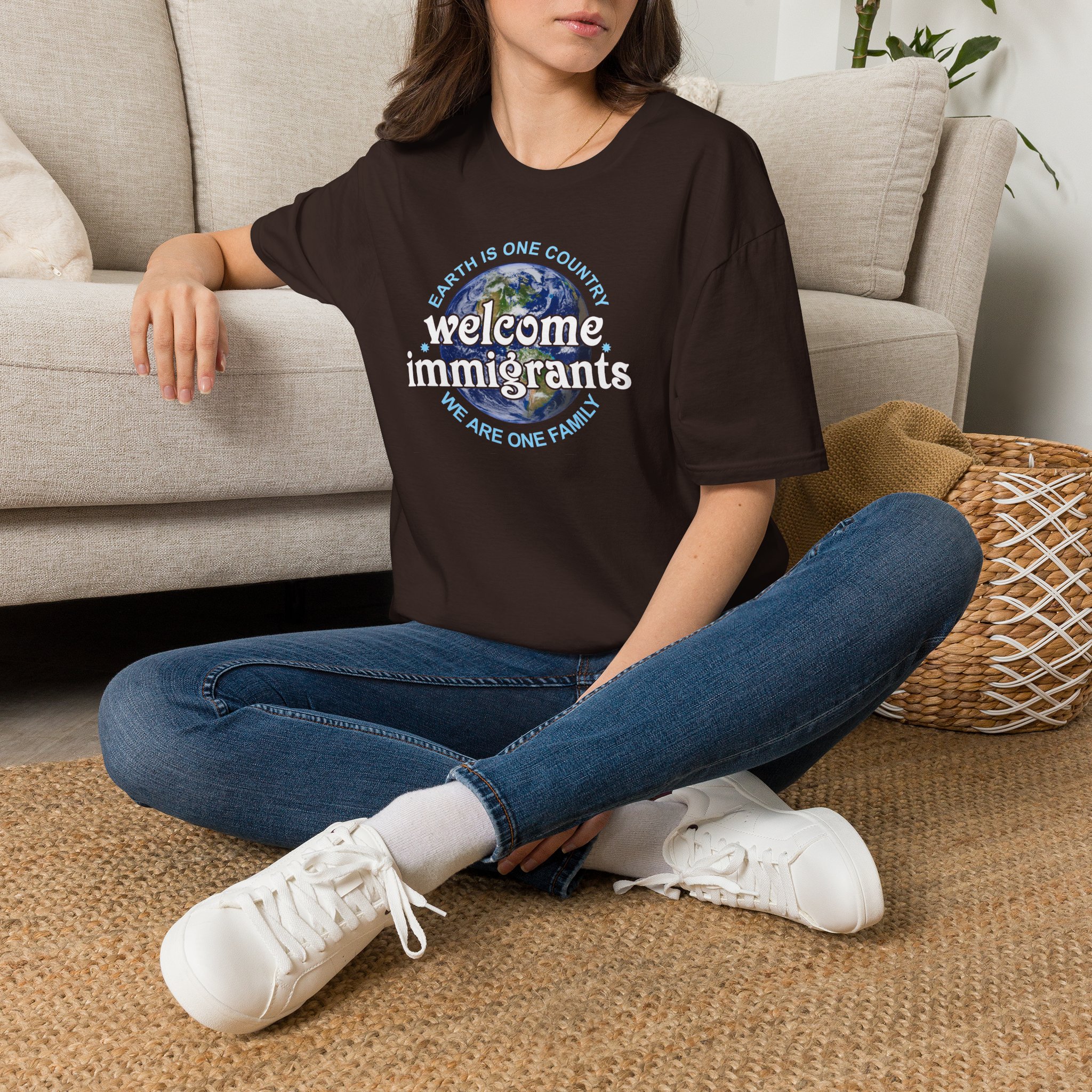 Welcome Immigrants Softstyle T-Shirt - Image 9