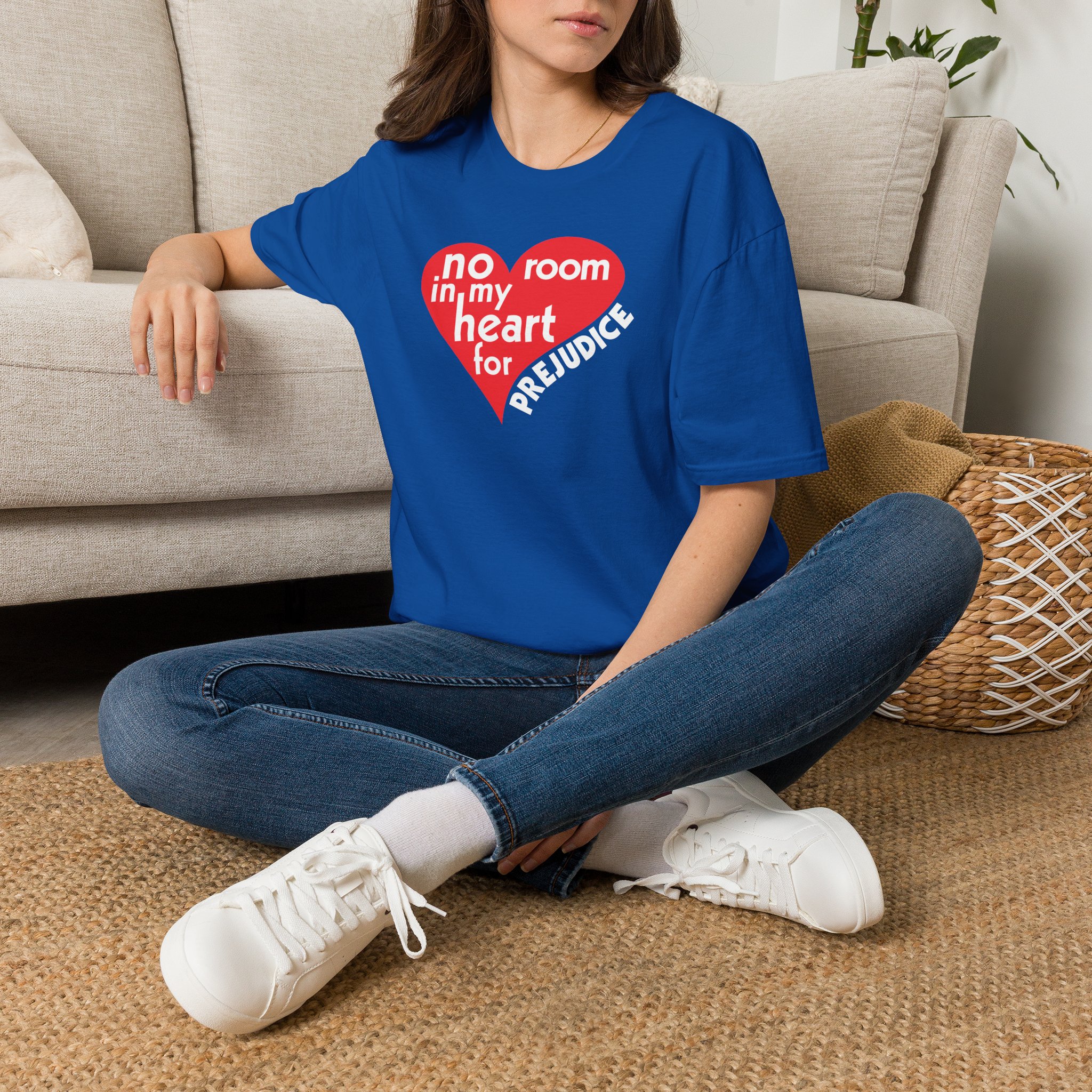 No Room in My Heart for Prejudice Cotton Softstyle T-Shirt - Image 27