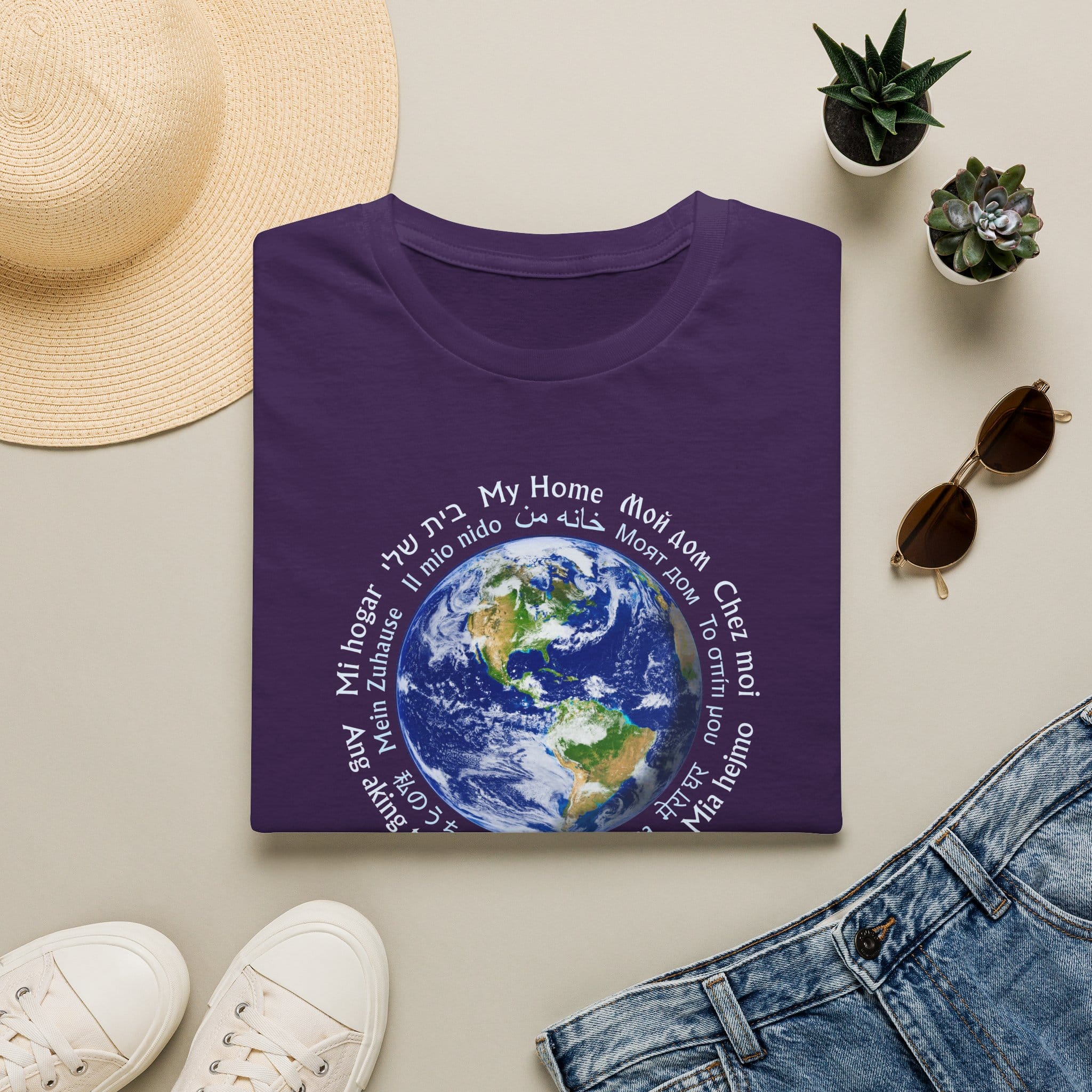 Earth - My Home T-Shirt in 18 Languages - Image 17
