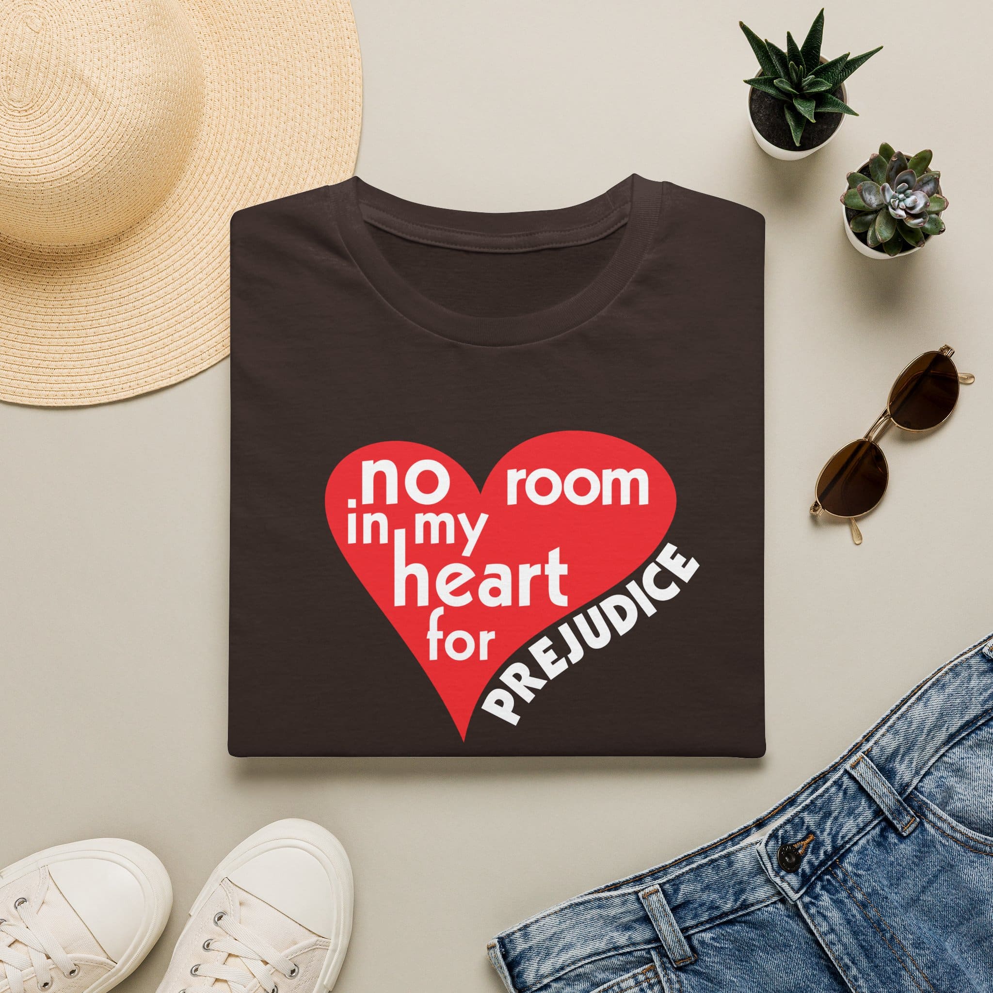 No Room in My Heart for Prejudice Cotton Softstyle T-Shirt - Image 8