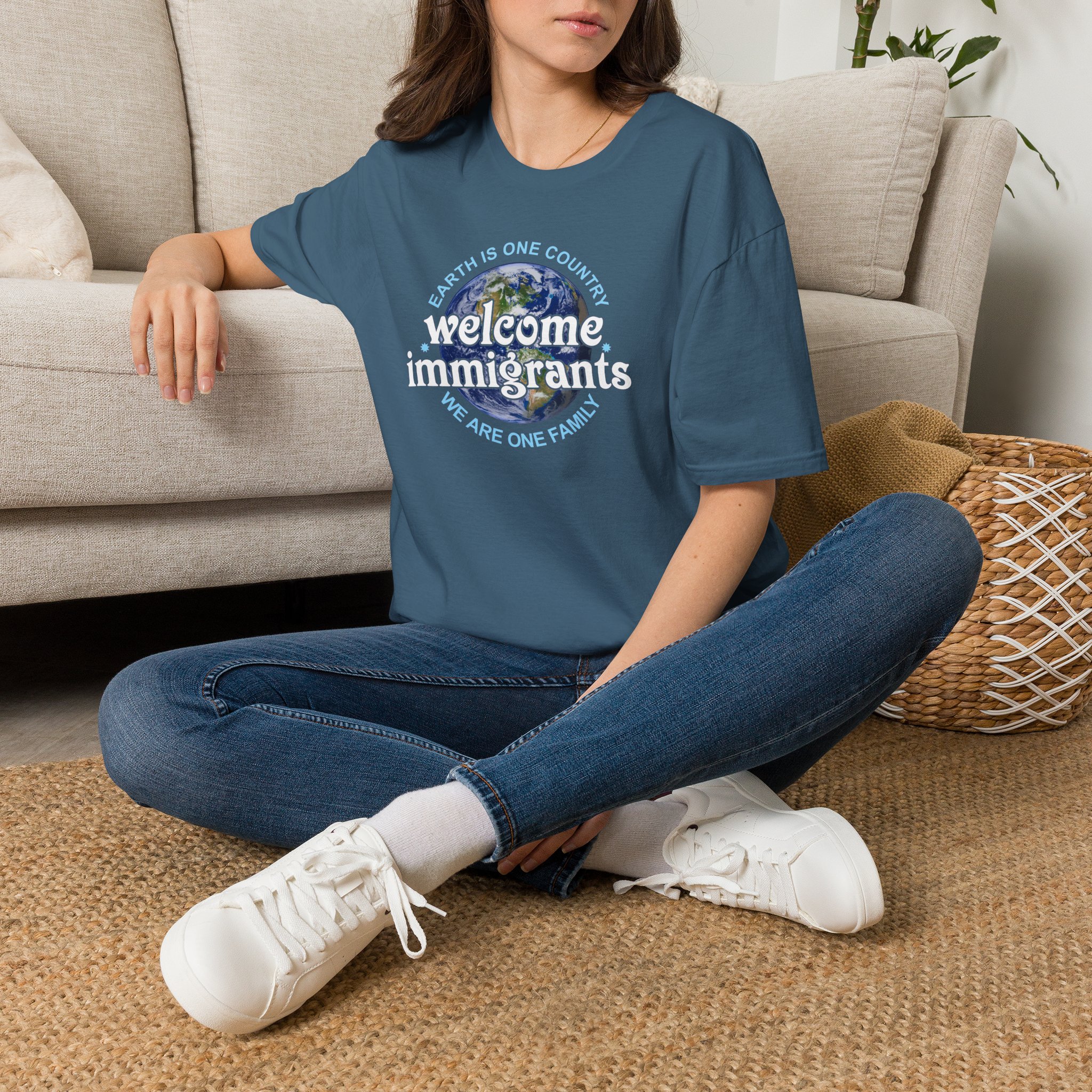 Welcome Immigrants Softstyle T-Shirt - Image 15