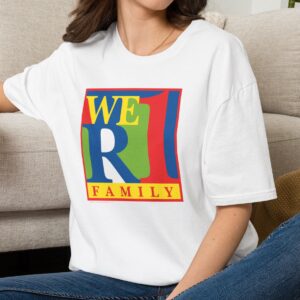 WeR1 Family T-shirt on white