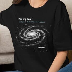 Fear Not T-shirt in Black