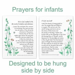 Boy and Girl Prayers for Infants