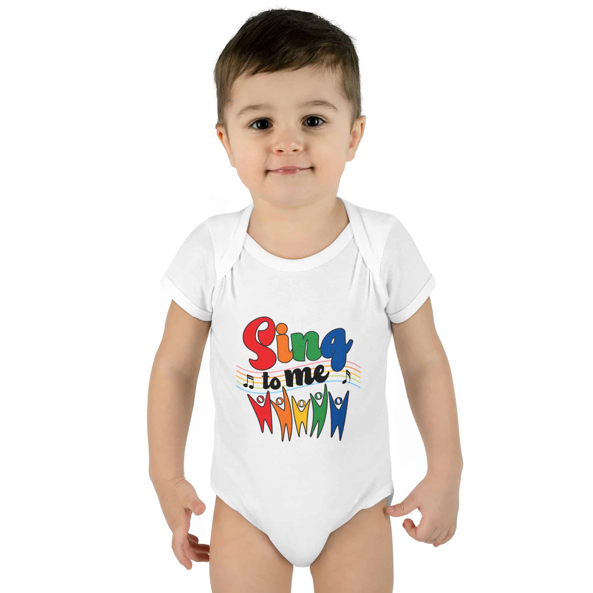 "SING to me" Infant Baby Rib Bodysuit - Image 6