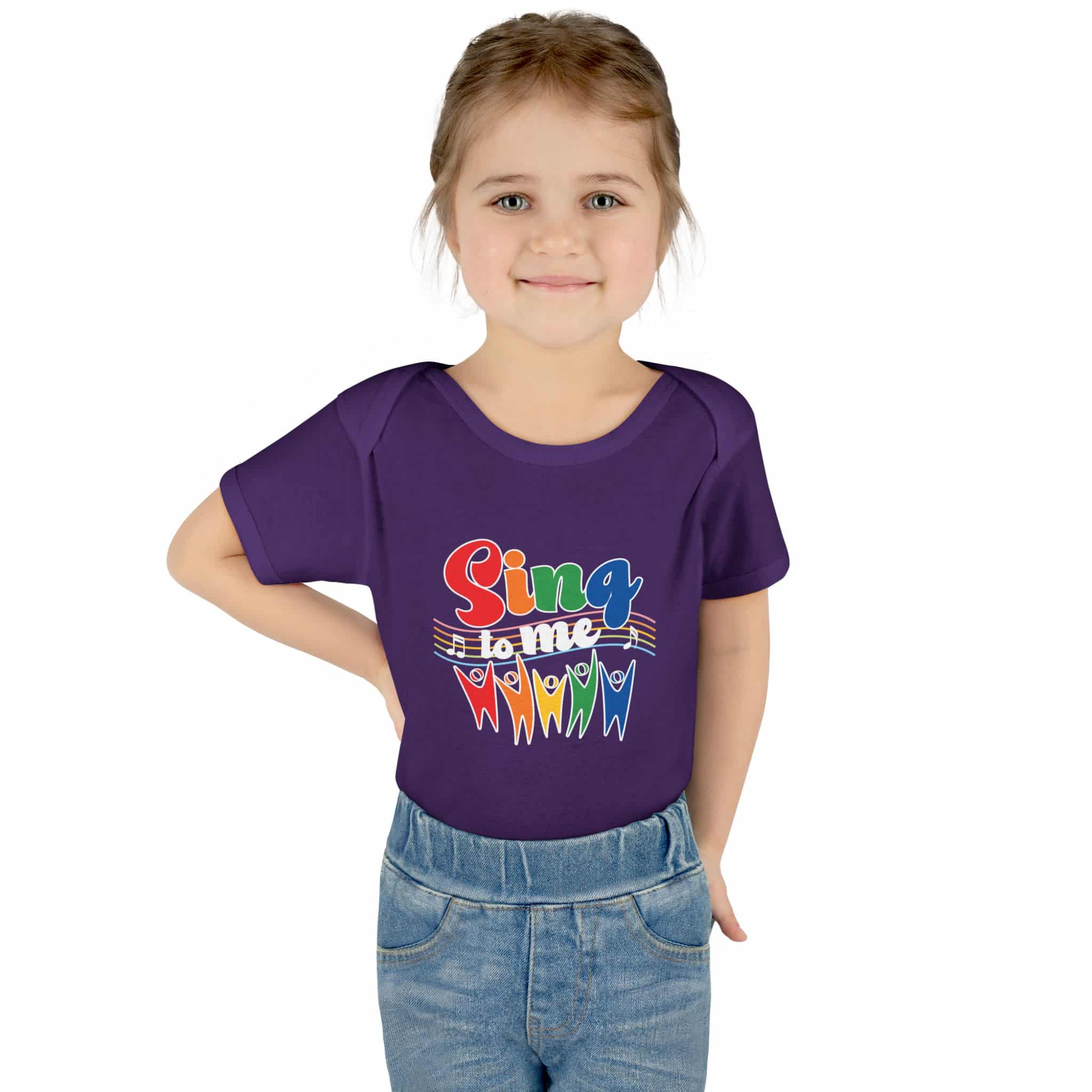 "SING to me" Infant Baby Rib Bodysuit - Image 3