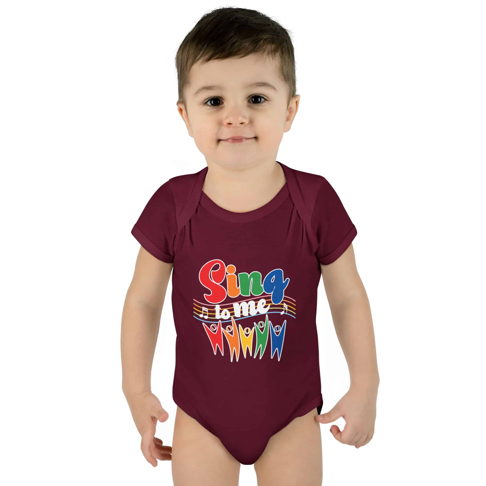 "SING to me" Infant Baby Rib Bodysuit - Image 24