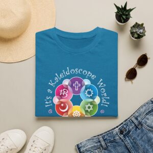 It's a Kaleidoscope World Interfaith T-Shirt for Playful Profundity