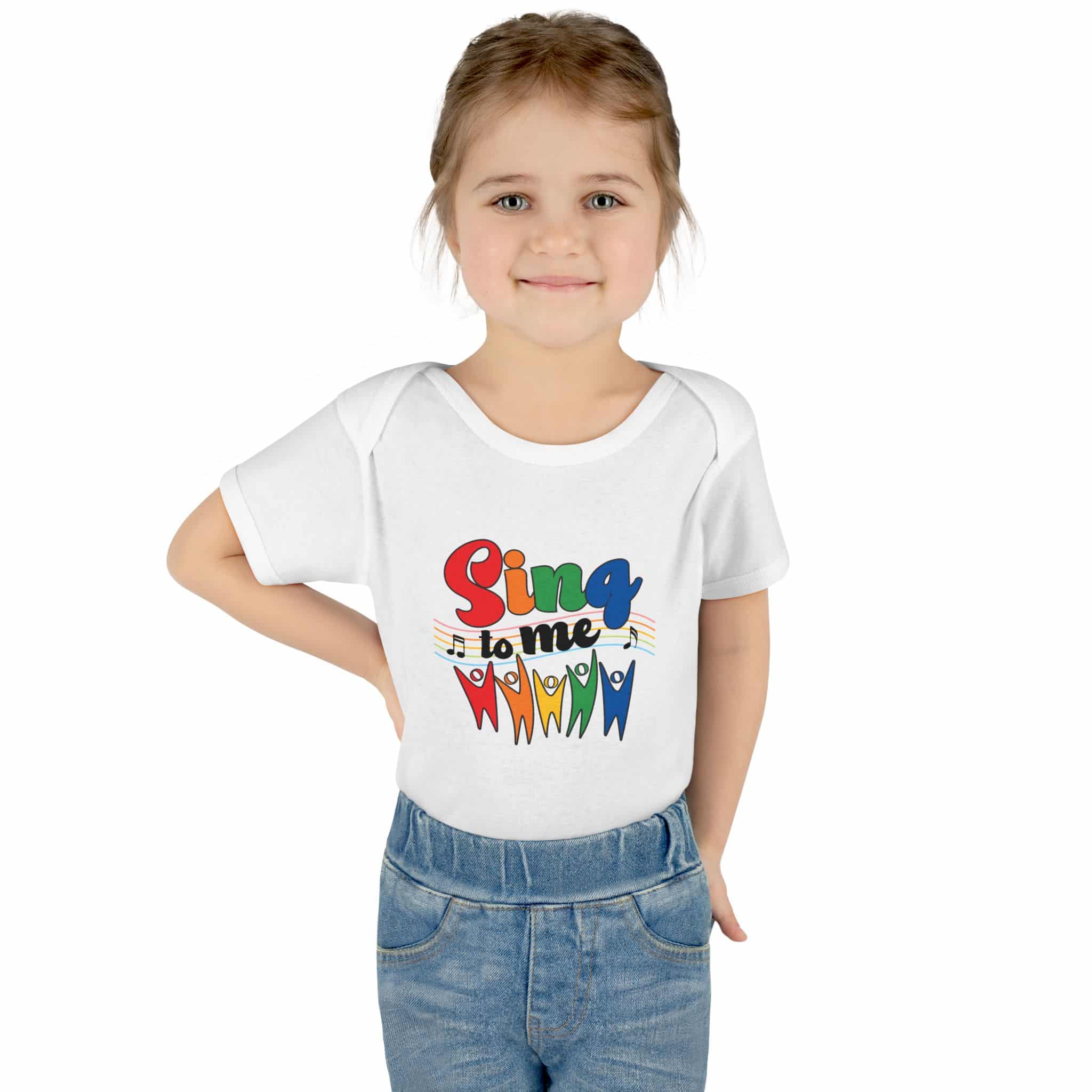 "SING to me" Infant Baby Rib Bodysuit - Image 7