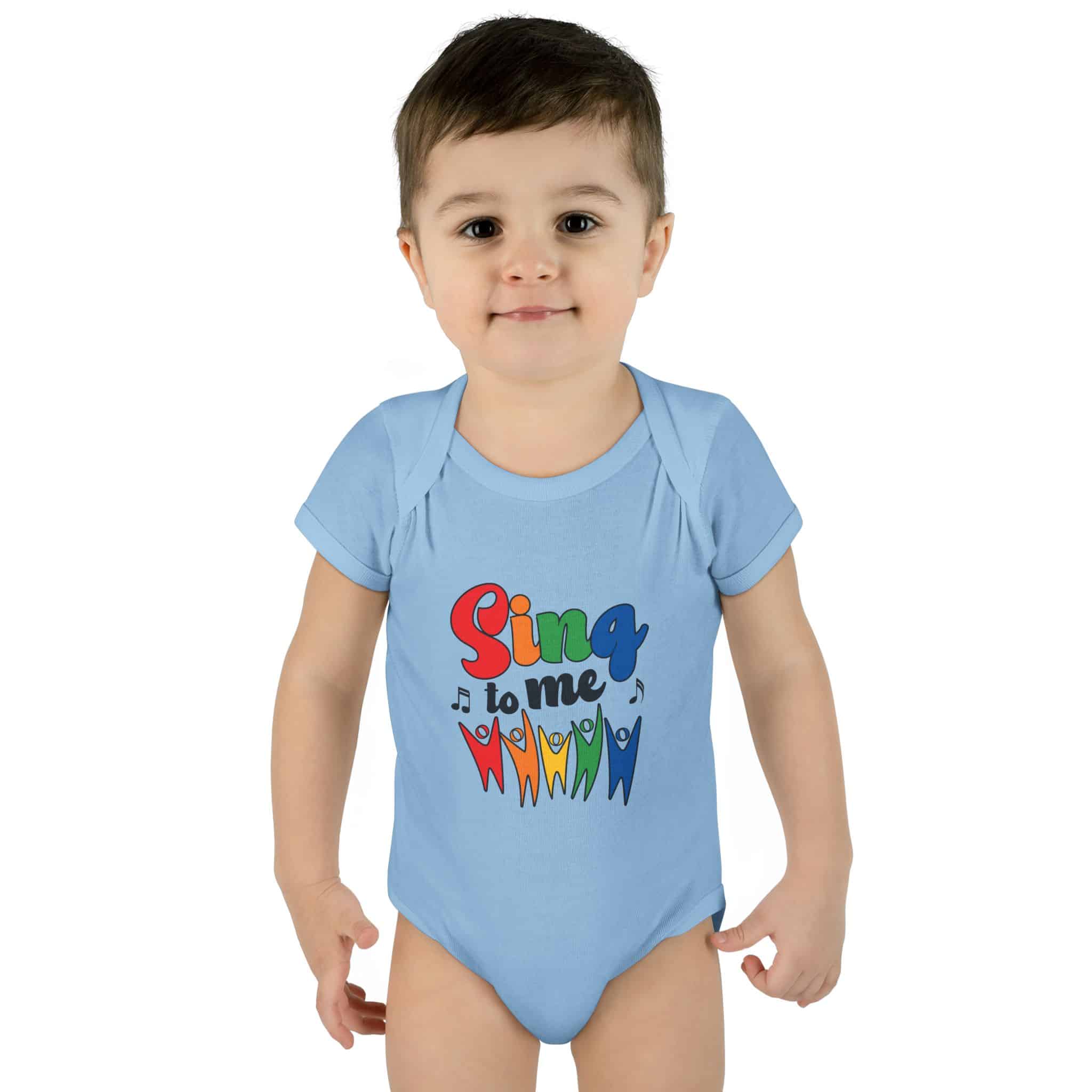 "SING to me" Infant Baby Rib Bodysuit - Image 12