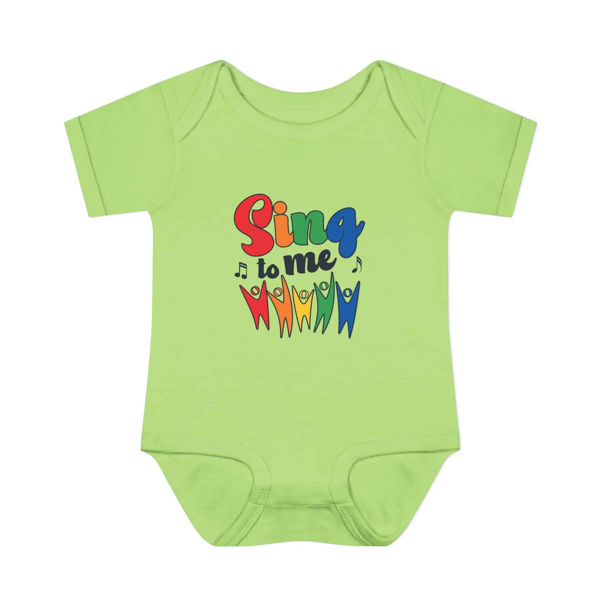 "SING to me" Infant Baby Rib Bodysuit - Image 8
