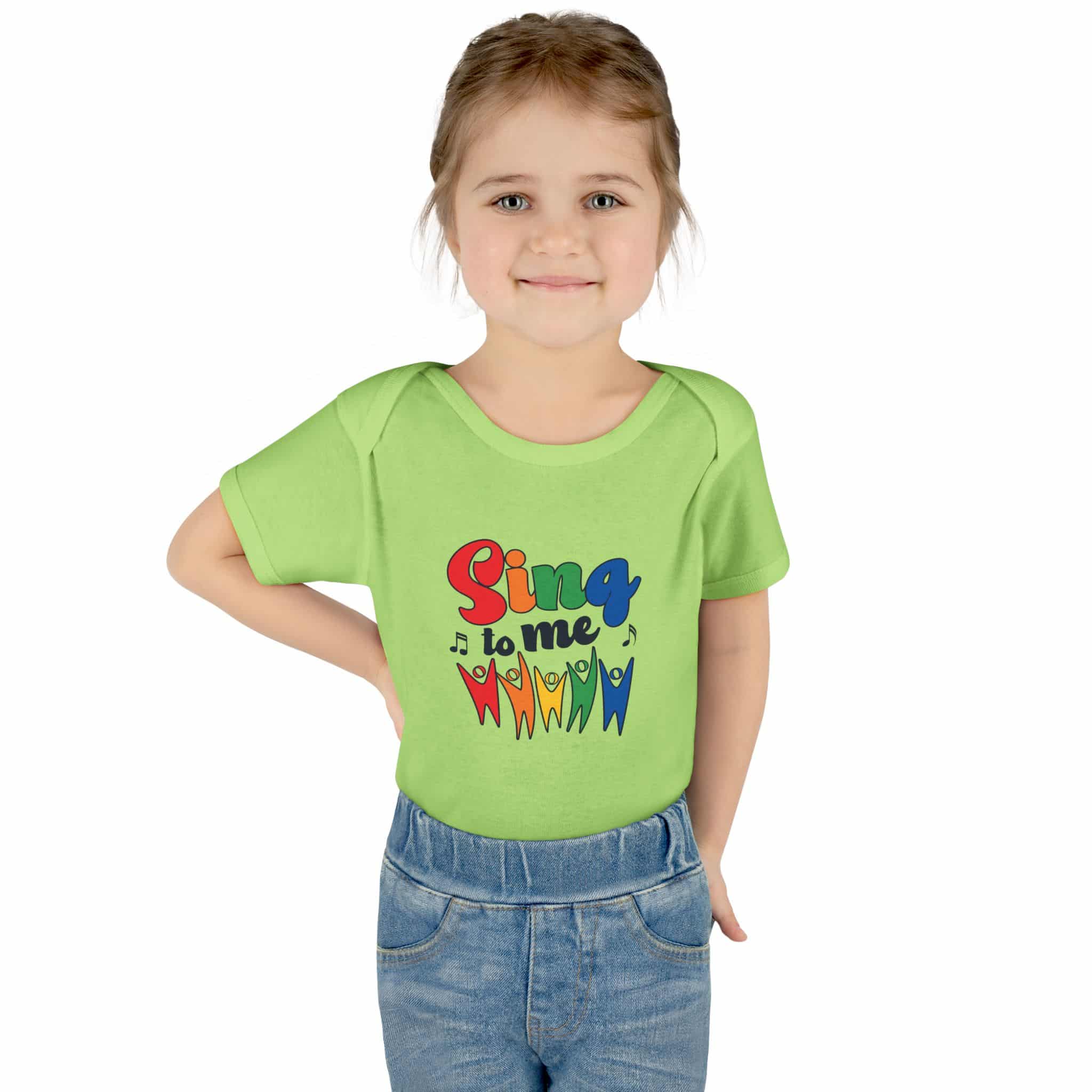 "SING to me" Infant Baby Rib Bodysuit - Image 10