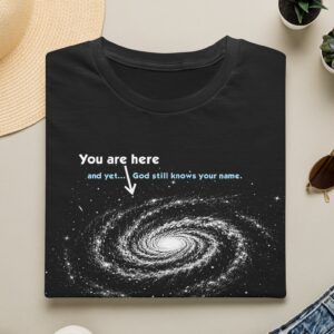 God knows your name T-shirt in black