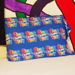 "Sing to me" side of the pillowcase, actual sample