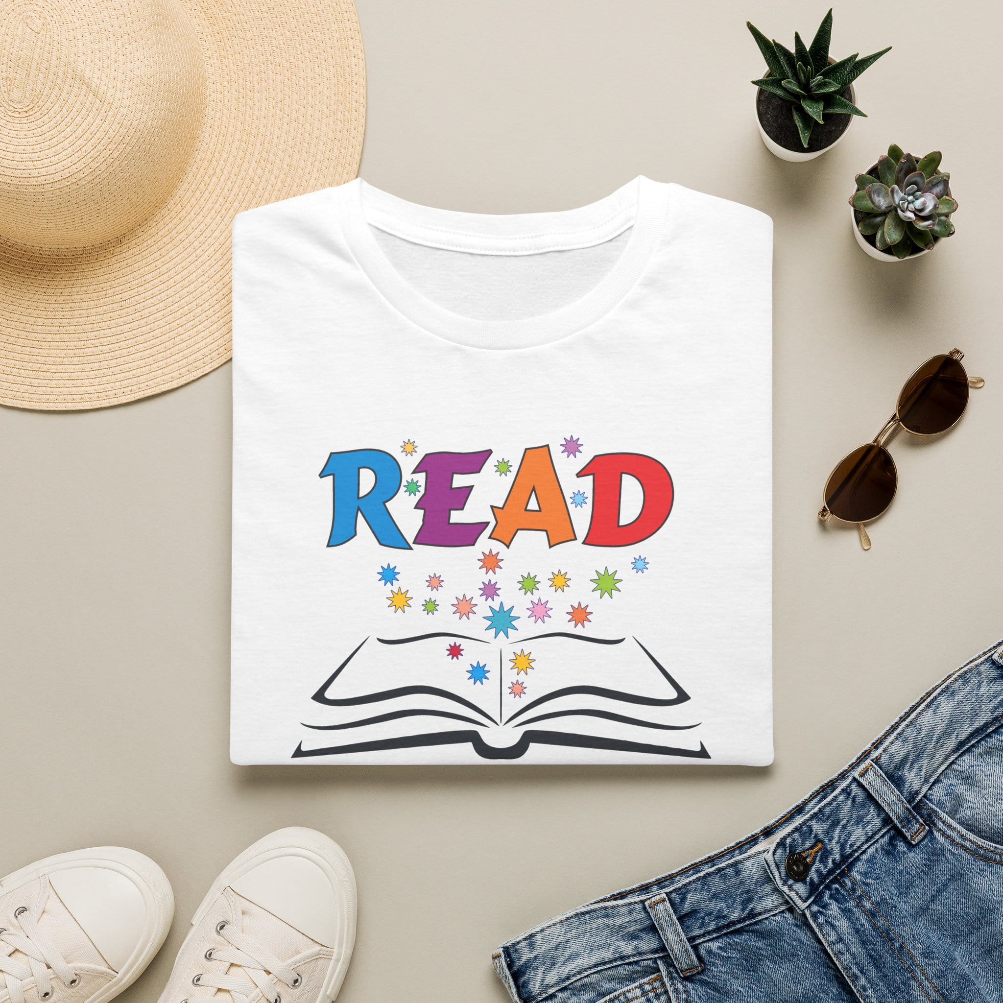 "READ" T-Shirt a Great Gift for Teachers and Librarians - Image 3