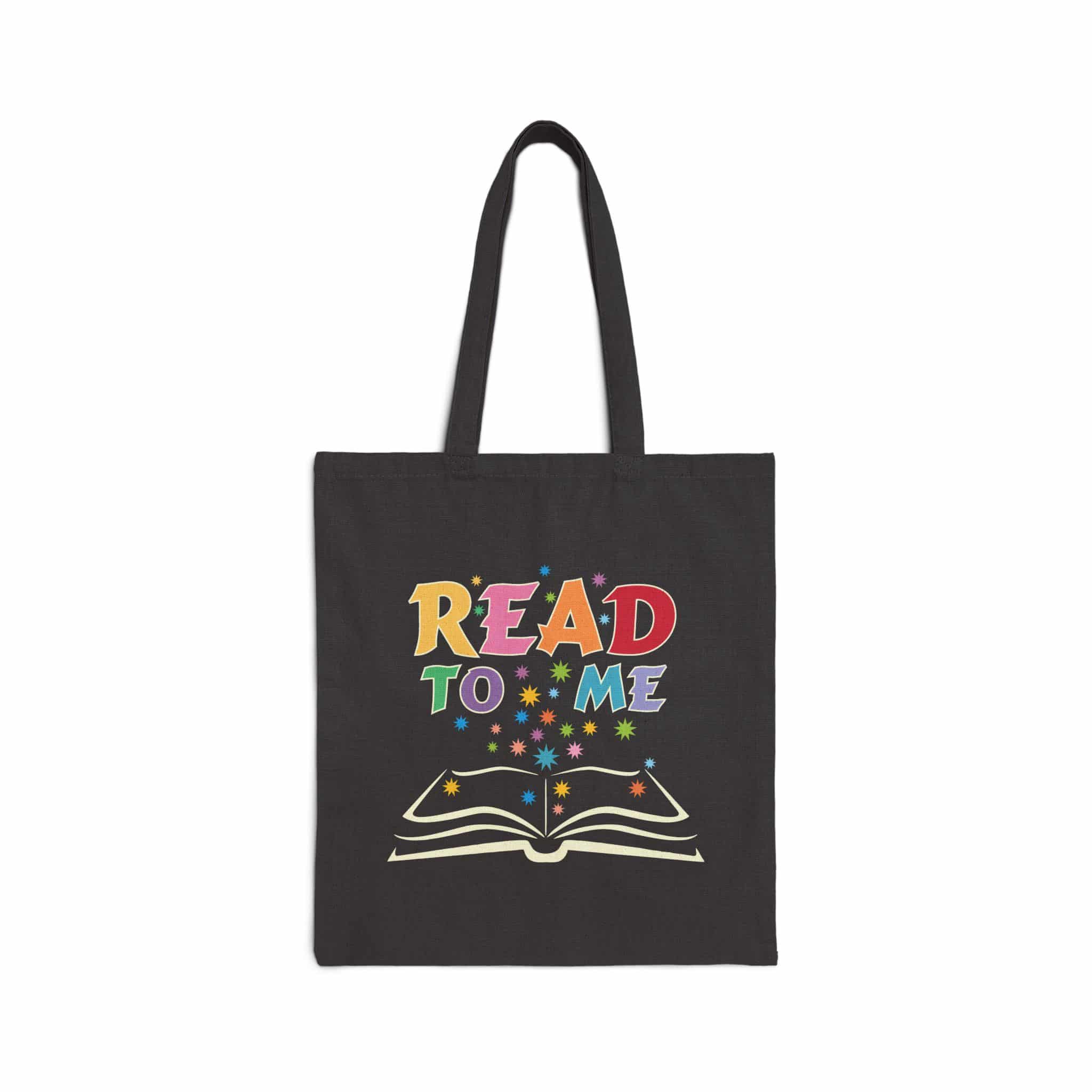 READ / READ to ME Cotton Canvas Tote Bag - Image 3