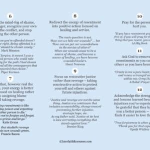 12 Ways to Forgive Pamphlet #6-12