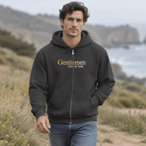 GentleMen - Let's be BOTH zippered Sweatshirt (AI)
