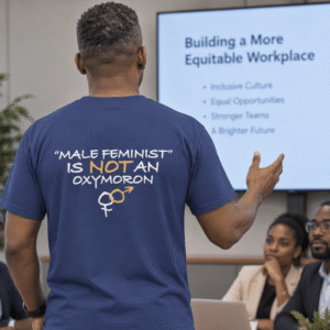 Male Feminist is NOT an oxymoron - I'm pulling for Women's Rights T-shirt