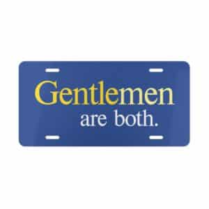 GentleMen are BOTH - Front Vanity Plate