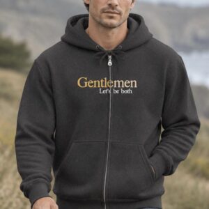 GentleMen - Let's be BOTH zippered Sweatshirt (AI)